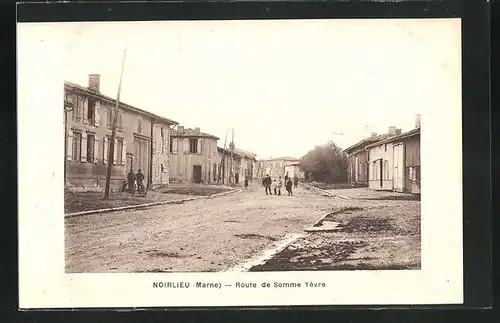 AK Noirlieu, Route de Somme Yévre
