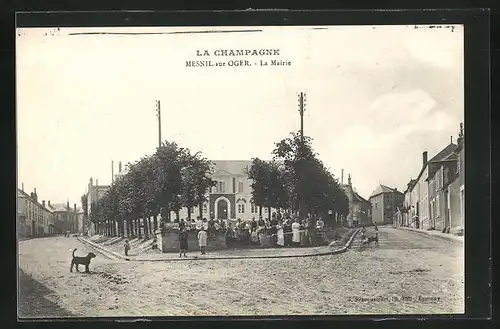 AK La Champagne, La Mairie