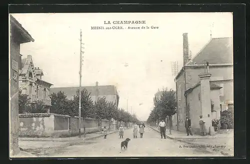 AK Mesnil-sur-Oger, Avenue de la Gare