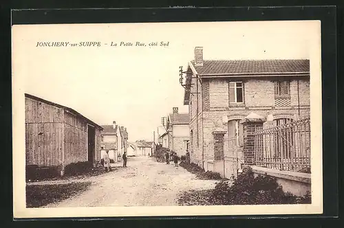 AK Jonchery-sur-Suippe, La Petite Rue, côté Sud