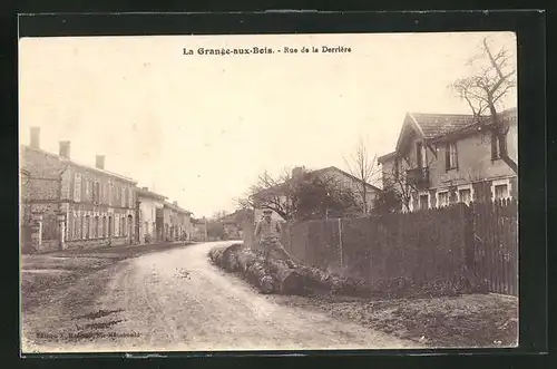 AK La-Grange-aux-Bois, Rue de la Derrièrs