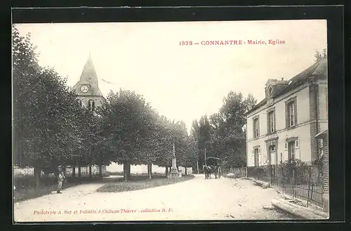 AK Connantre, Mairie et Eglise