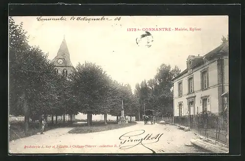 AK Connantre, Mairie et Eglise