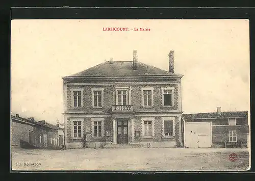 AK Larzicourt, la Mairie