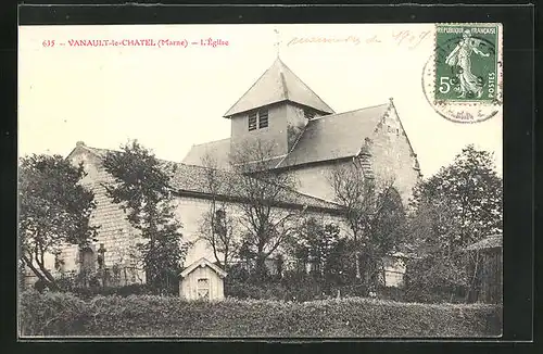 AK Vanault-le-Chatel, l'Église
