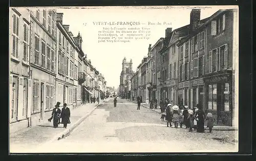 AK Vitry-le-Francois, Rue du Pont