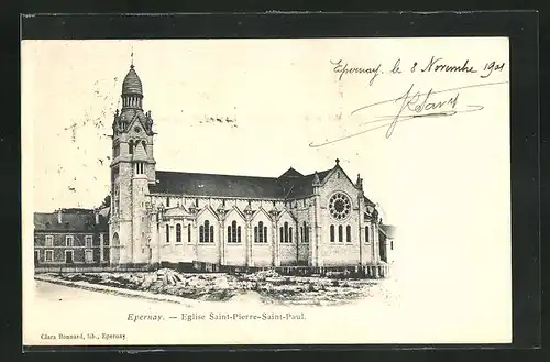 AK Epernay, Eglise Saint-Pierre-Saint-Paul
