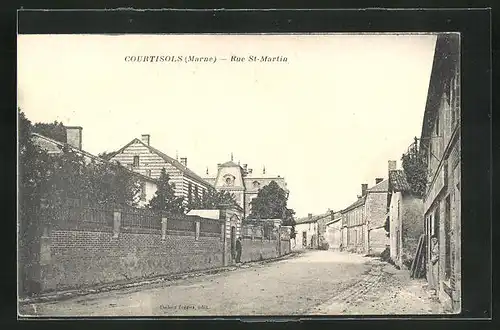 AK Courtisols, Rue St-Martin, Strassenpartie