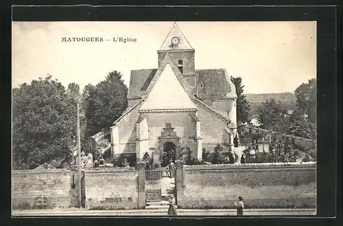 AK Matougues, L`Eglise, Kirche