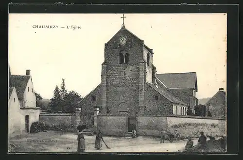 AK Chaumuzy, L`Église, Kirche