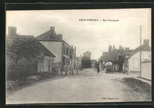 AK Faux-Fresnay, Rue Principale