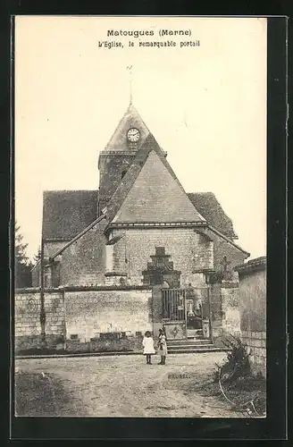 AK Matougues, L`Église, Ansicht der Kirche