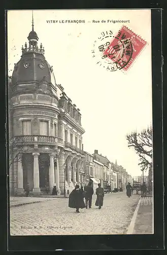 AK Vitry le Francois, Rue de Frignicourt