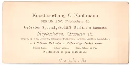 Stereo-Fotografie C. Kauffmann, Berlin, Ansicht Paulinzella, Ruine