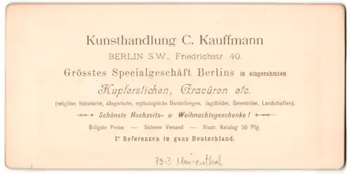 Stereo-Fotografie C. Kauffmann, Berlin, Ansicht Mariental, Partie am Wasser