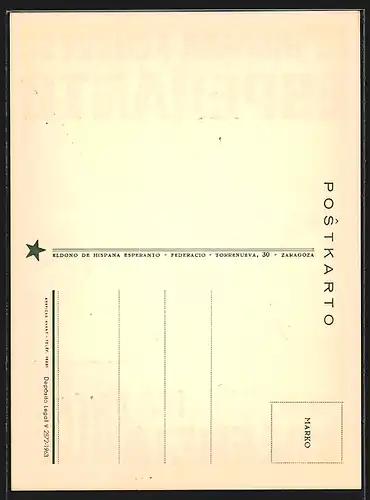 AK Valencia, 25a Hispana Kongreso de Esperanto 1964