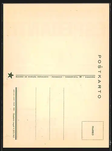 AK Valencia, 25a Hispana Kongreso de Esperanto 1964