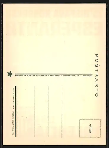 AK Valencia, 25a Hispana Kongreso de Esperanto 1964