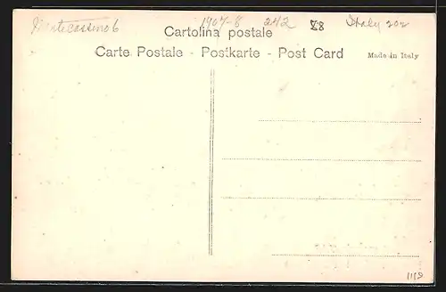 AK Montecassino, Partenza dei Sovrani da Montecassino 5 maggio 1903