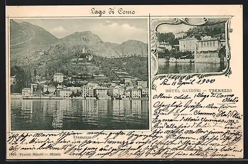 AK Tremezzo /Lago di Como, Hotel Bazzoni