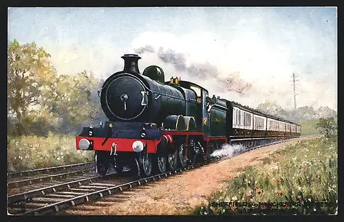 Künstler-AK The Great Central Railway Express, englische Eisenbahn