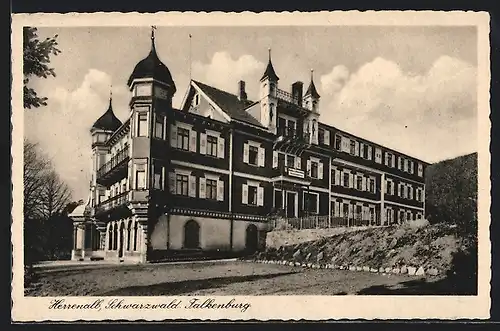 AK Herrenalb /Schwarzwald, Hotel Falkenburg