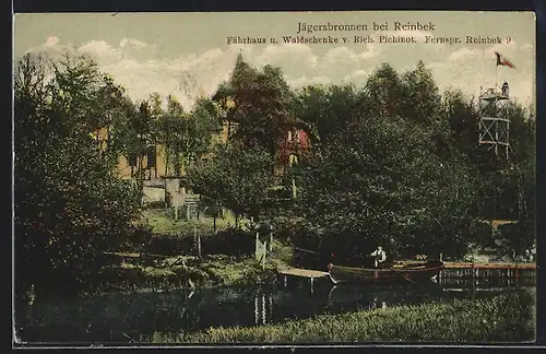AK Reinbek, Fährhaus und Waldschänke Jägersbrunnen