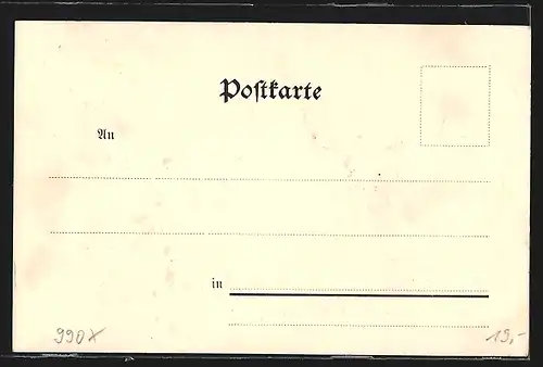 AK Erfurt, Bühnen-Genossenschafts-Fest 1901, Schauspieler, Gebäudeansicht