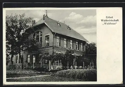 AK Erfurt, Waldgasthaus Waldhaus von Alfred Rohr