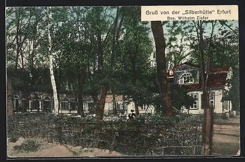 AK Erfurt, Restaurant Silberhütte von Wilhelm Ziefer