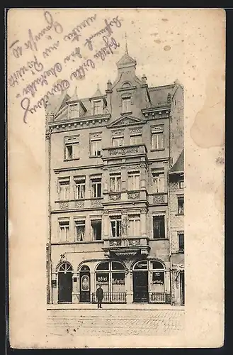 AK Erfurt, Hotel Kaiserhof in Bahnhofsnähe