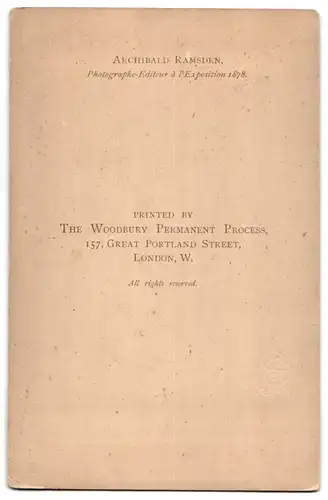 Fotografie Archibald Ramsden, London, L`Exposition de Paris 1878, Statue: You dirty Boy ! nach Giovanni Forcadi