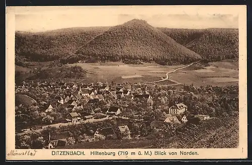 AK Ditzenbach, Ortsansicht, Blick von Norden