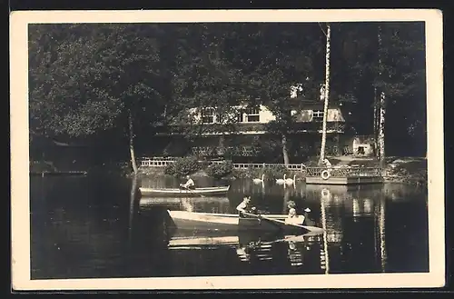 AK Schleusingen /Thüringer Wald, HO-Gaststätte Haus am See