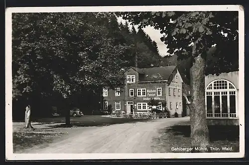 AK Gehlberg (Thür. Wald), Waldhotel-Pension Gehlberger Mühle