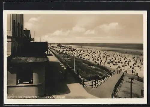 AK Wangerooge, Weg zum Strand