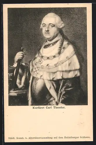 AK Kurfürst Carl Theodor