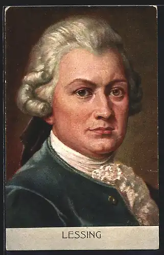 AK Kopfportrait von Gotthold Ephraim Lessing