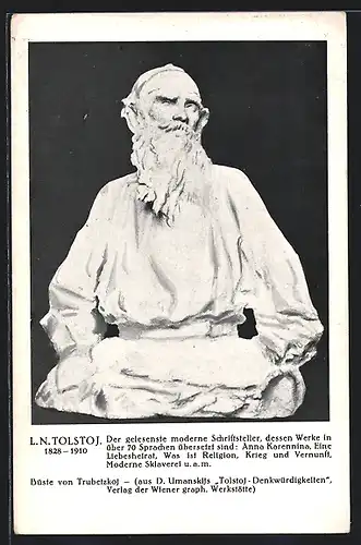 AK Büste von L. N. Tolstoj