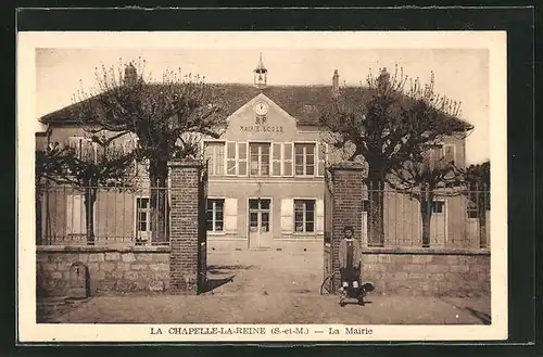 AK La Chapelle-la-Reine, La Mairie, Ansicht vom Rathaus