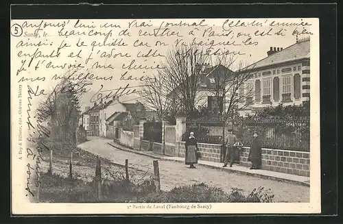 AK Laval, Faubourg de Saacy, Strassenpartie