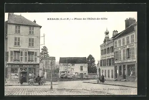 AK Rebais, Place de l`Hotel-de-Ville, Cafe Francais