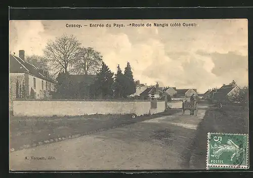 AK Cessoy, Entrée du Pays, Route de Nangis, Côté Ouest