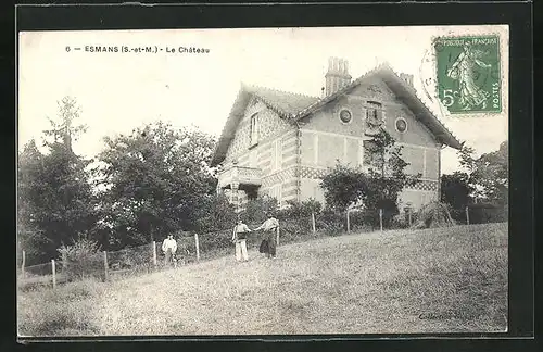 AK Esmans, Le Chateau, Bauern
