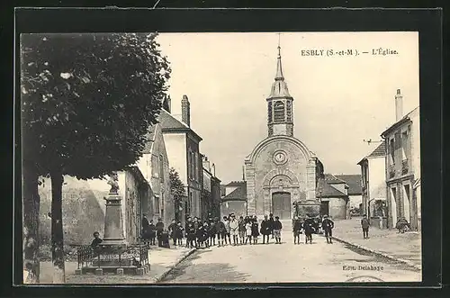 AK Esbly, Rue et l'Eglise