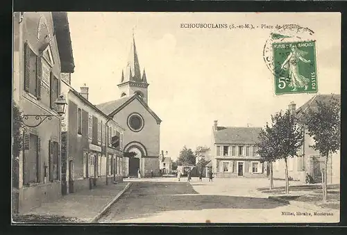 AK Echouboulains, Place de l'Eglise