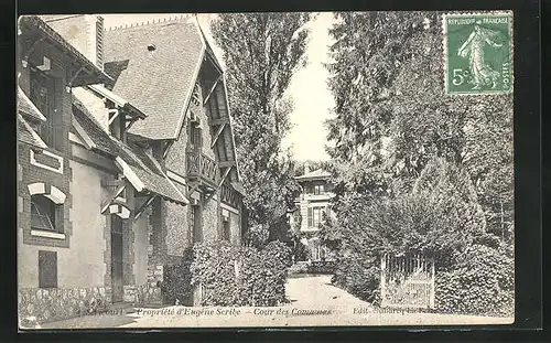 AK Sericourt, Cour des Commune, Propriété d'Eugéne Scribe