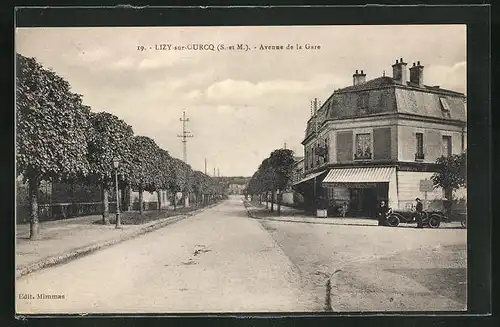 AK Lizy-sur-Ourcq, Avenue de la Gare