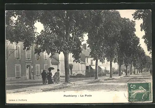 AK Ponthierry, Place et la Poste