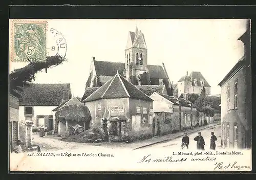 AK Salins, L`Eglise et l`Ancien Château